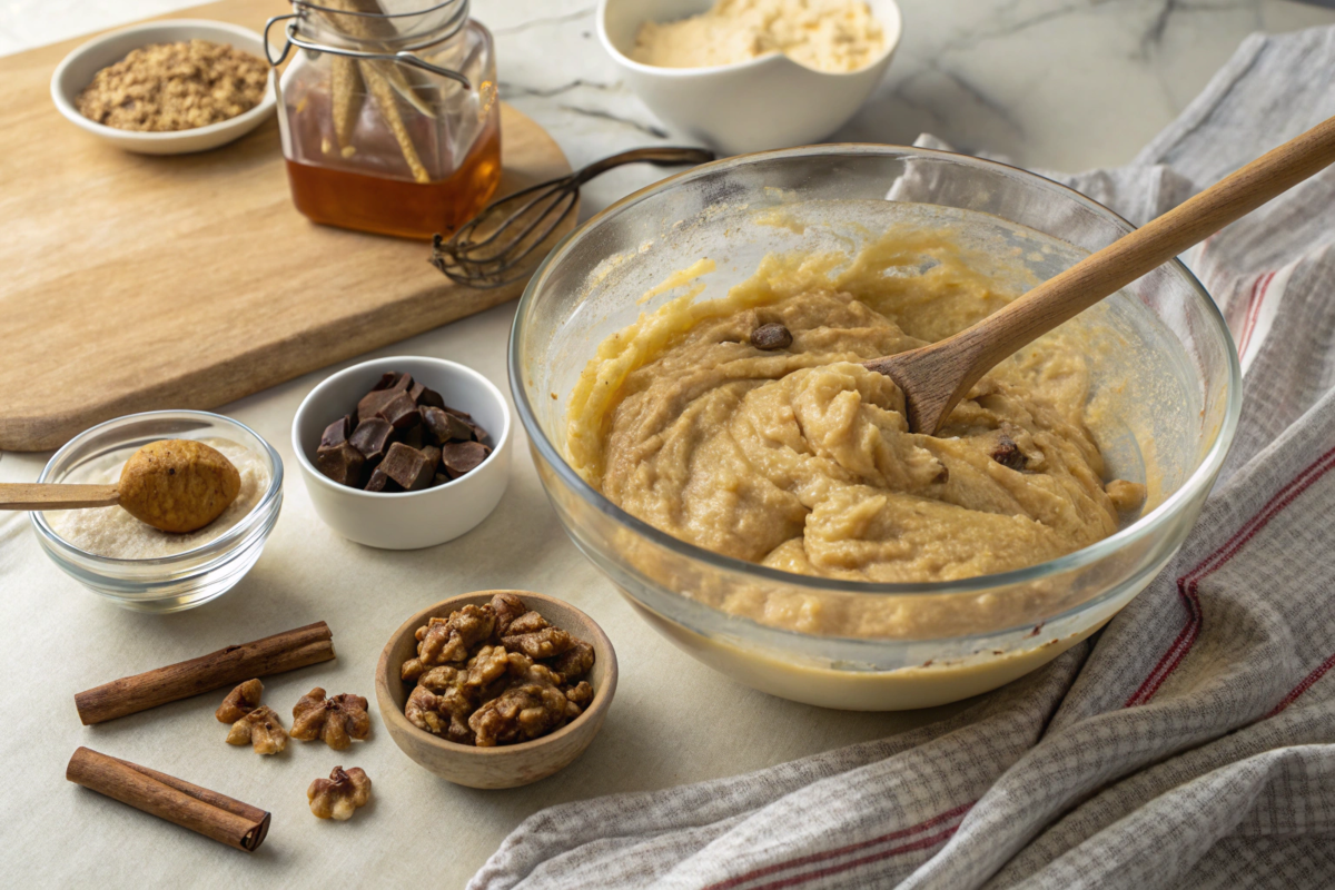 What are the ingredients of banana bread?