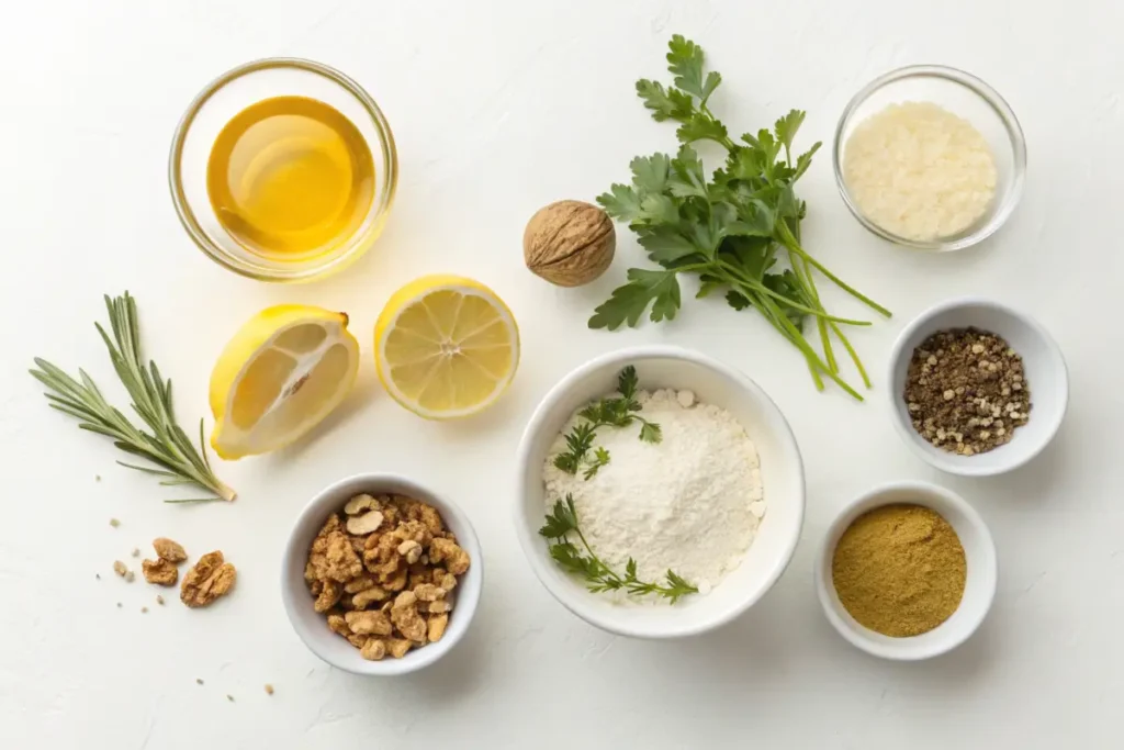 Ingredients for evaporated milk mac and cheese